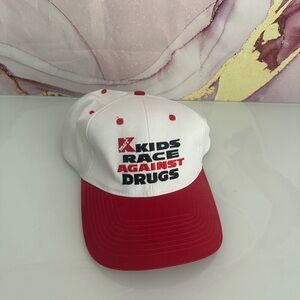 VINTAGE 90s KMART KIDS RACE AGAINST DRUGS SNAPBACK HAT ADULT